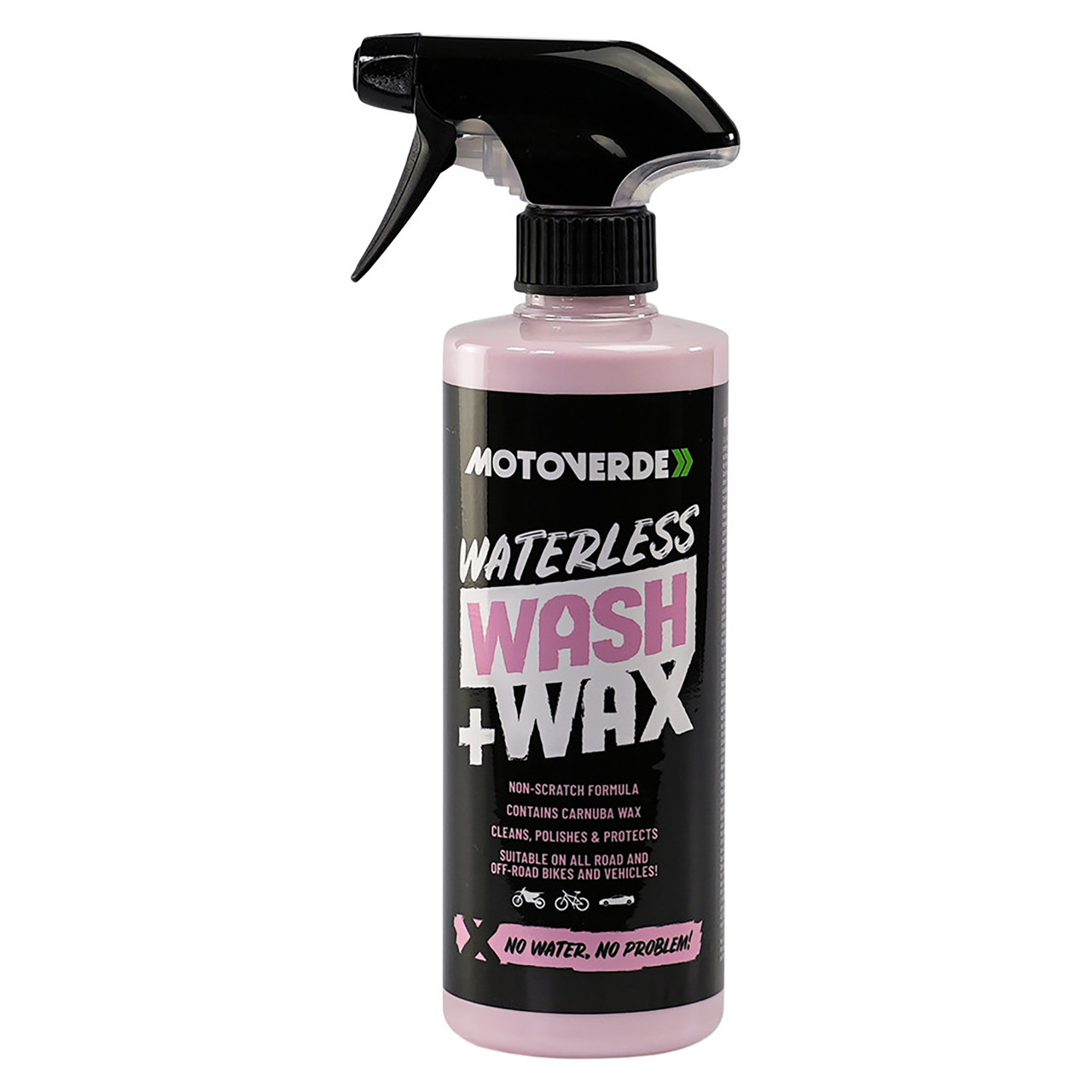 Motoverde Waterless Wash & Wax 500ml Spray