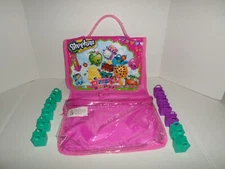 Shopkins Travel Organizer Carrier Bag Figure Storage Case With Shopping Totes