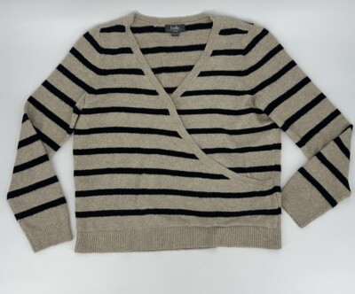 Belle By Belldini Cardigan Women's Belle By Belldini Striped Black