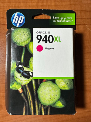 NEW HP 940XL MAGENTA INK CARTRIDGE HP OFFICEJET PRO 8000 8500 8500A C4909AN