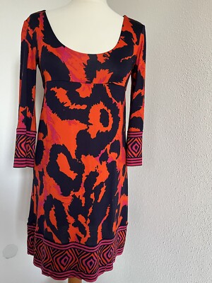 Schnäppchen Diane von Furstenberg Jersey   Vintage Kleid Seide