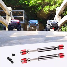 2Pcs Metal Drive Shaft Drive Axle for 1/10 RC Rock Crawler Car Axial SCX10 D90