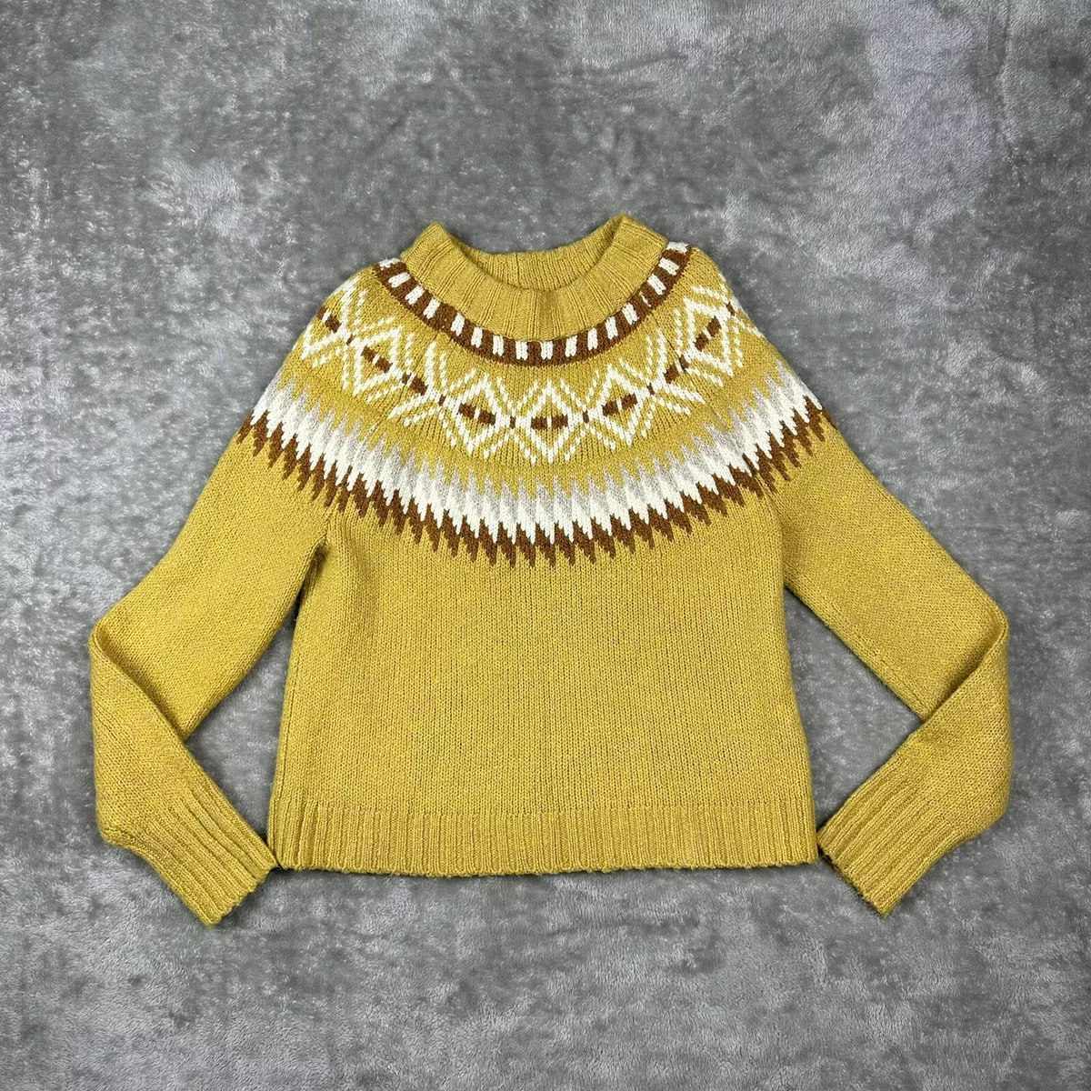 American eagle mustard best sale sweater