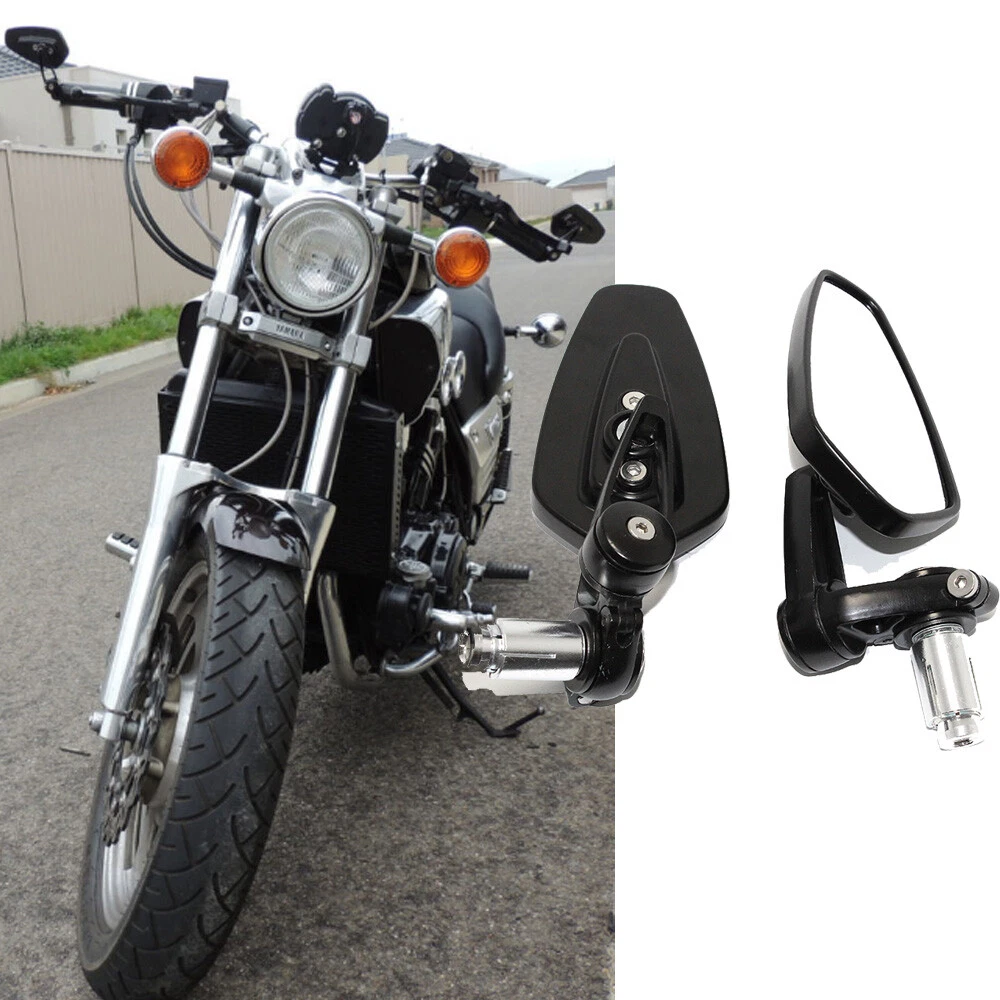 For Yamaha Vmax 1200 VMX1200 1700 VMX1700 Motorcycle Handle Bar End Side Mirrors