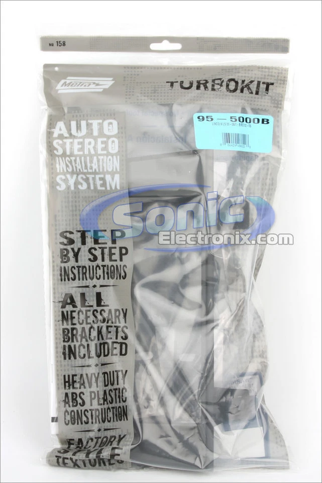 Kit de tablero de instalación doble DIN Metra 95-5000B para Ford/Lincoln 2000-2006 Foto 3 de 3