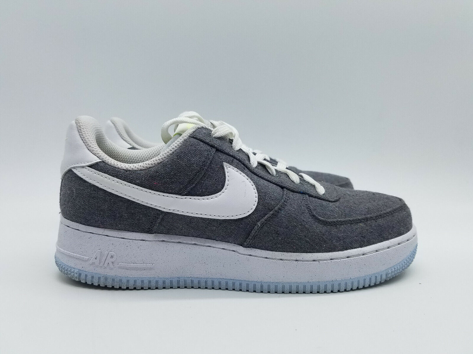 Size 7 - Nike Air Force 1 Low '07 Recycled Canvas Pack - Iron Gray 