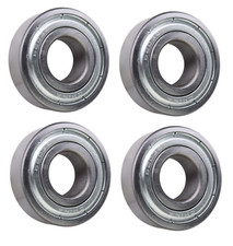  4 Each 6203-ZZ, 6203-2Z, 203SS Shielded Radial Ball Bearing 17X40X12 SpinCo