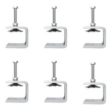 1 Inch Stainless Steel Heavy-Duty Clamp Stainless Steel C-Shaped Clamp with 0...