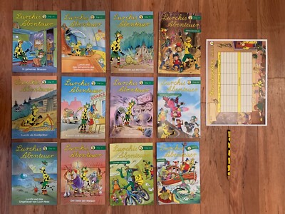 LURCHI-KONVOLUT, 12 Hefte, 1 Stundenplan, 1 Bleistift, NEU + Unbenutzt !!!!!!!!!