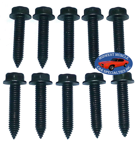 10 Bulloni 5/16-18 Per Parafango E Carrozzeria GM – Ricambio Vintage Midwest Muscle Car - Foto 2