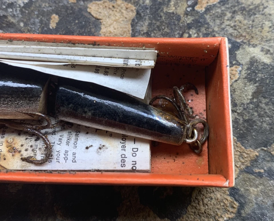 Vintage Original Floating Jointed Minnow. Rusted. - Image 3 of 4