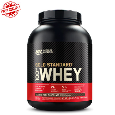 Optimum Nutrition Gold Standard 100% Whey Protein Powder-24g Protein, 58 Serving