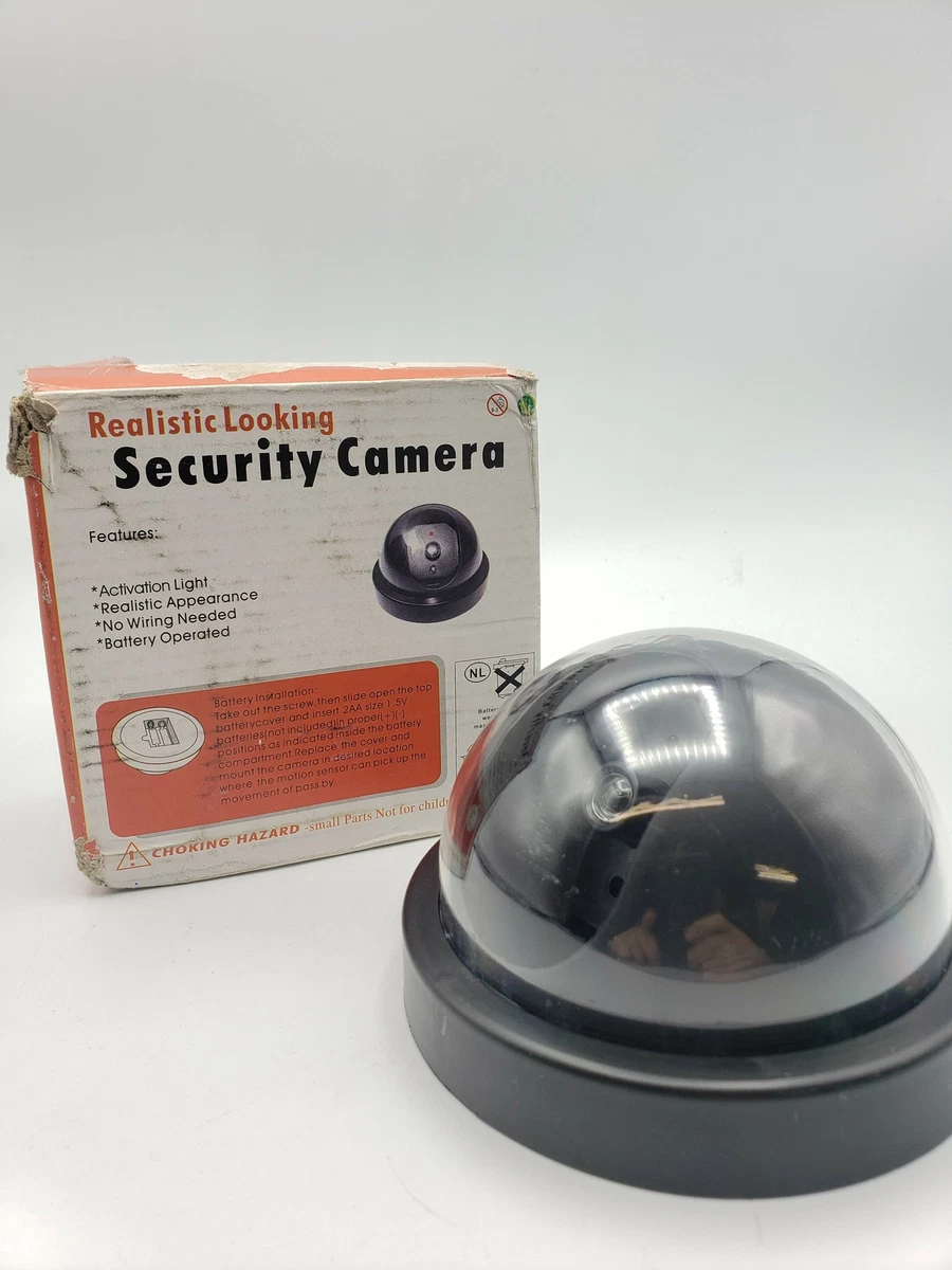dummy security camera with motion detector