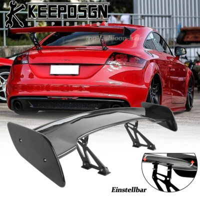 Für Audi TT RS 8n 8j Kofferraum Heckspoiler Heckflügel Lippe Einstell Glanz GT