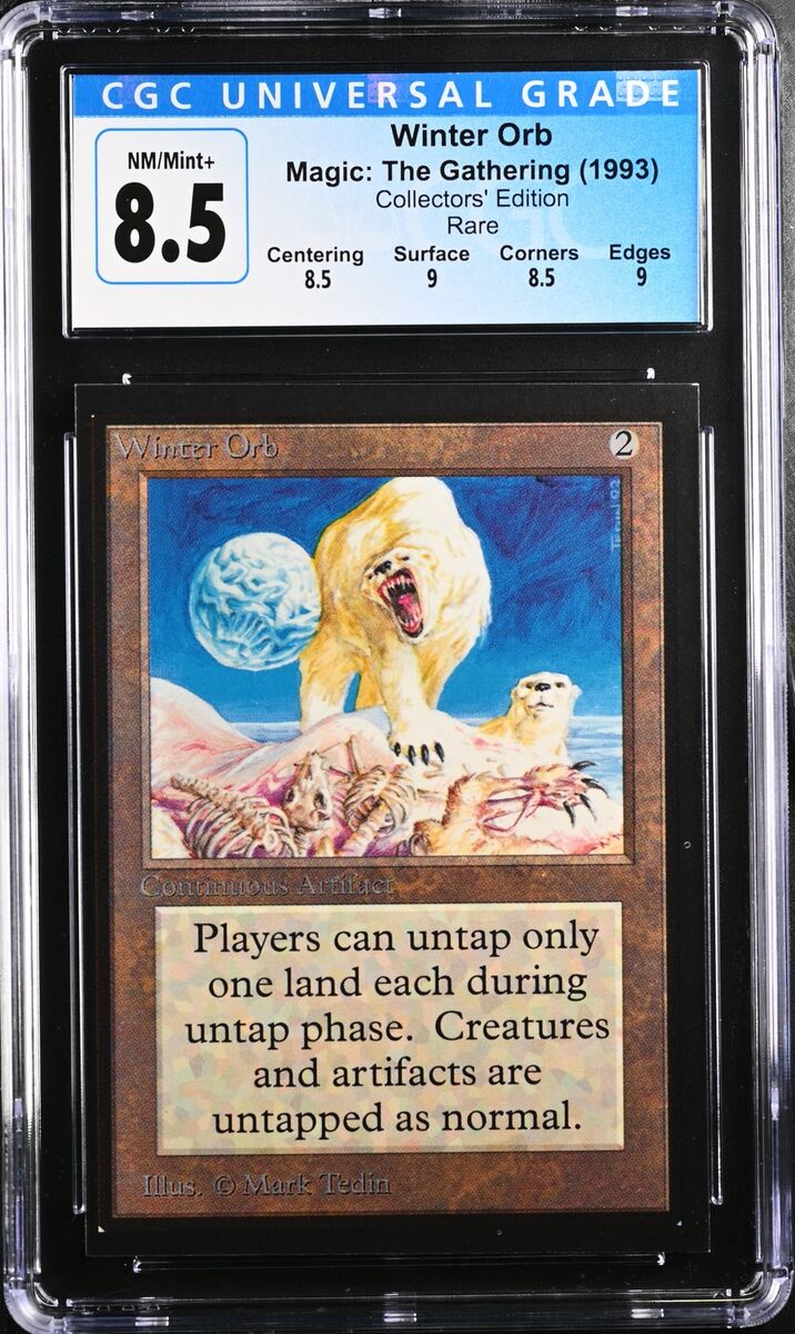 WINTER ORB Collectors Ed Rare CGC 8.5 Q++ MTG [Nostalgium WINTER ORB Collectors Ed Rare CGC 8.5 Q++ MTG [Nostalgium