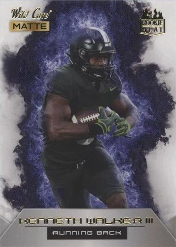 1of1 nfl kenneth walker Ⅲ seahawks auto 50! 🚨2022 Wild Card Kenneth Walker III RC Auto Seattle Seahawks