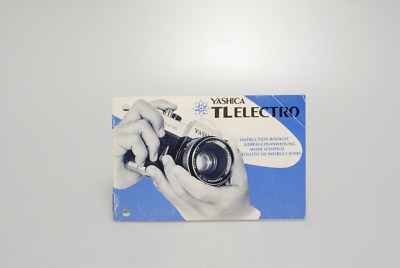 YASHICA TL ELECTRO  multilingual Instruction booklet 