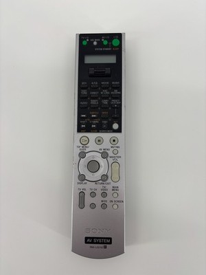 Sony AV System RM_LG112 Remote Control Tested Genuine OriginalU OEM