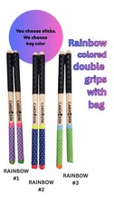 CARDIOSTIX DOUBLE GRIP RAINBOW COLLECTION WEIGHTED STICKS W/BAG