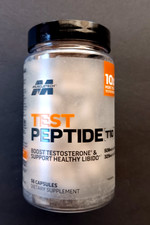 Muscletech Test Peptide T10 Dietary Supplement 56 Capsules Exp Jan 28/29 NEW