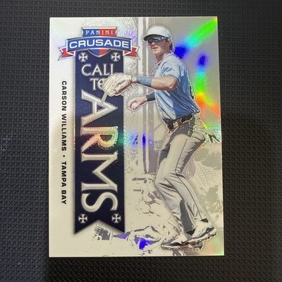 2025 Panini Crusade Call To Arms Carson Williams #3 Tampa Bay Rays
