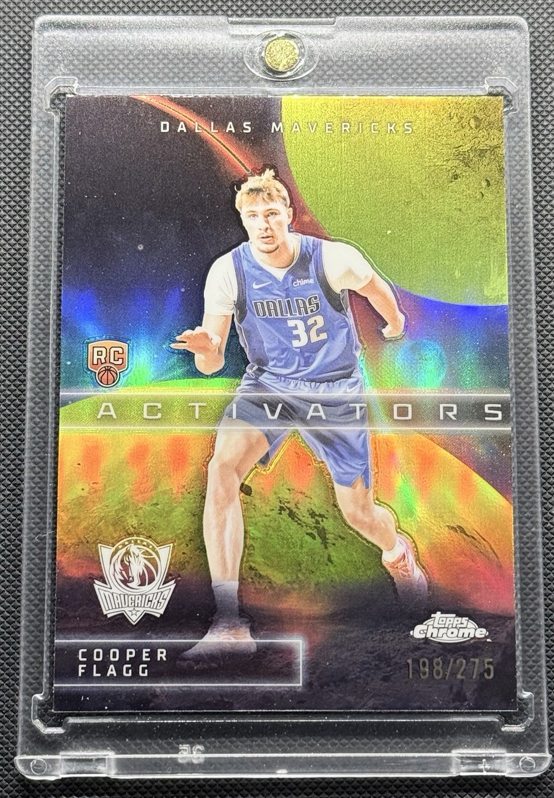 2025-26 Topps Chrome COOPER FLAGG Activators Yellow Refractor /275 #AC-11 (RC)