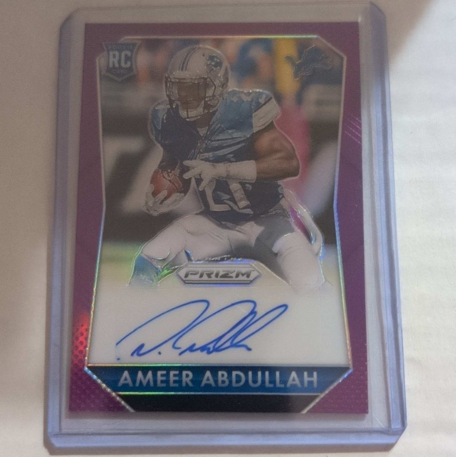 Ameer Abdullah Panini Prizm Rookie Signatures #RSAA Prizm