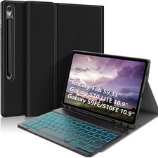 Case for Samsung Galaxy Tab S10Lite 11 Inch, Slim Soft TPU PU with S Pen Holder