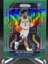 2021-22 Panini Prizm - Miles McBride #283 Green Prizm (RC)