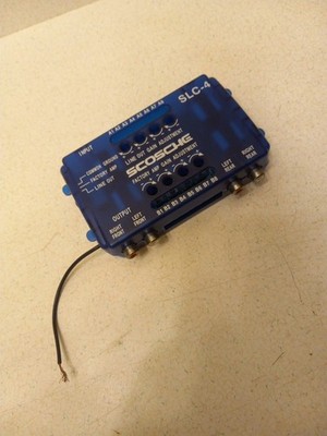 Scosche SLC4 Line Output Converter/OEM Premium Amplifier 4 Channel