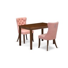 Set Tavolo da Cucina 3 Pezzi Contiene un Tavolo da Pranzo Rettangolare