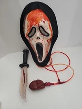 SCREAM Face Blood Mask & Knive EASTER UNLIMITED Cosplay ACTUALLY WORKS!