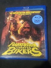 Frankenstein Created Bikers Blu-Ray + DVD w/ 2 Cards Rare OOP  