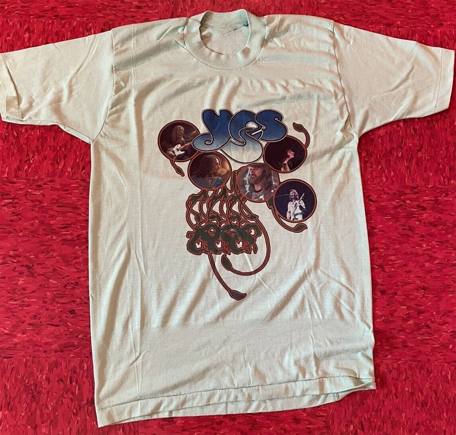 yes band T shirt 70’s Tour T Shirt 1991 Size S-5XL SG356