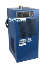 SCHULZ 125 CFM REFRIGERATED COMPRESSED AIR DRYER, 25HP & 30HP COMPRESSORS, 115V