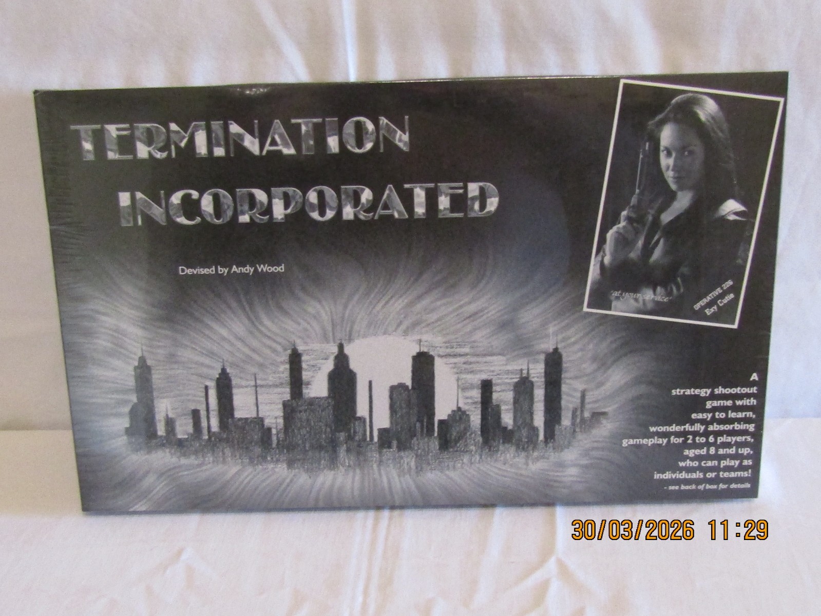 NEW FACTORY SEALED TERMINATION INCORPORATED BOARD GAME.