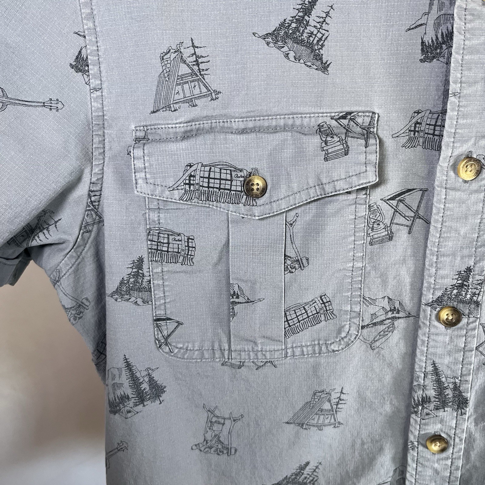 Pendleton Riley Ripstop Button-down Short Sleeve … - image 4