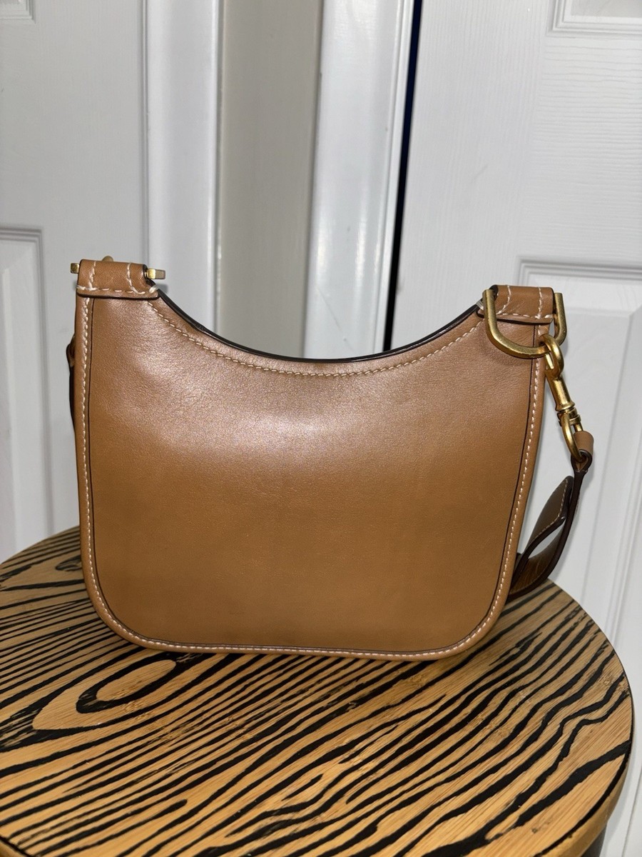 Tory Burch Brown Leather James Saddle Bag | eBay