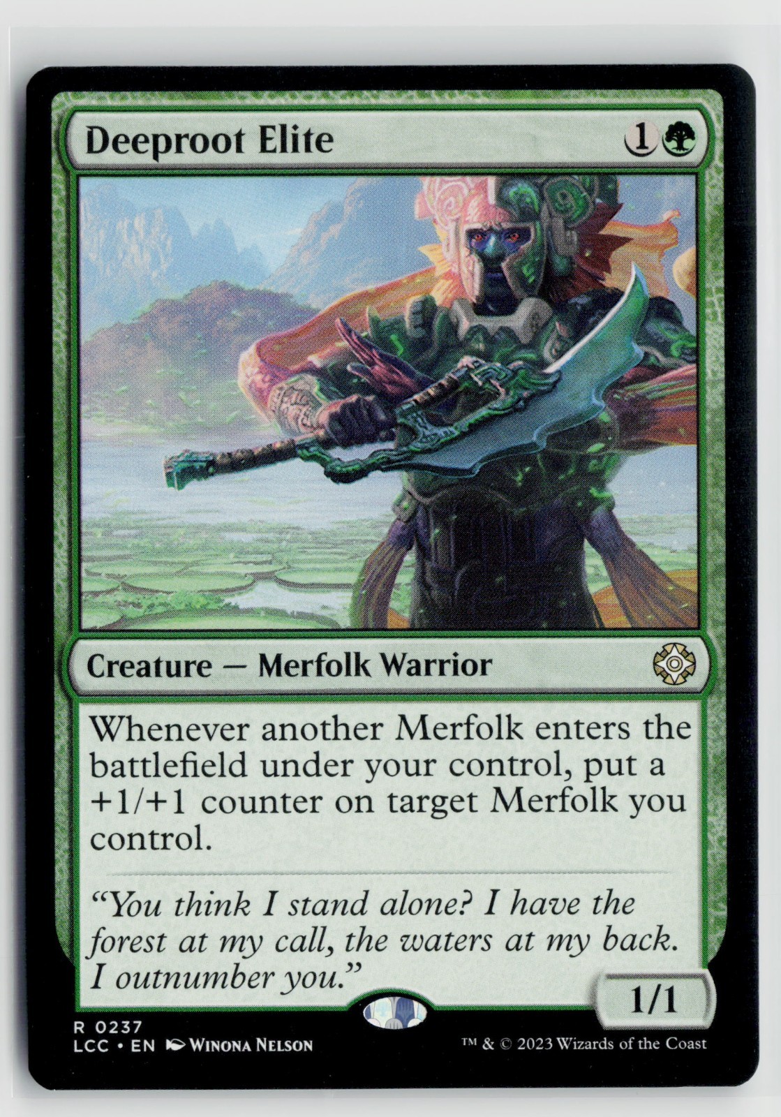 MTG Deeproot Elite x1 NM LCC The Lost Caverns Of Ixalan Commander 0237