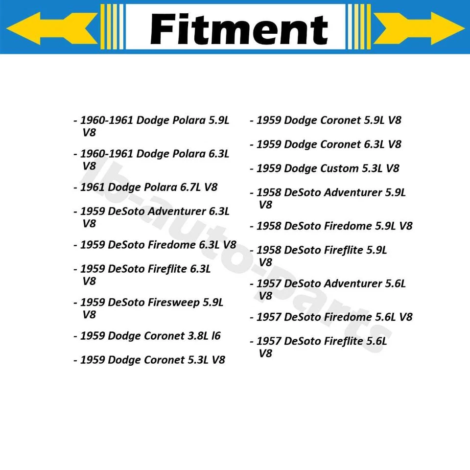 Manguera de freno delantera trasera Dorman 4x para Chrysler Newport 1960-1962 Foto 3 de 4