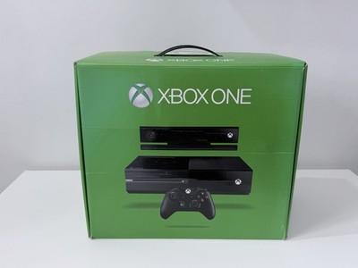 Microsoft Xbox One -500GB Schwarz Konsole 1 Controller + Kinect Sensor *NEU-RAR
