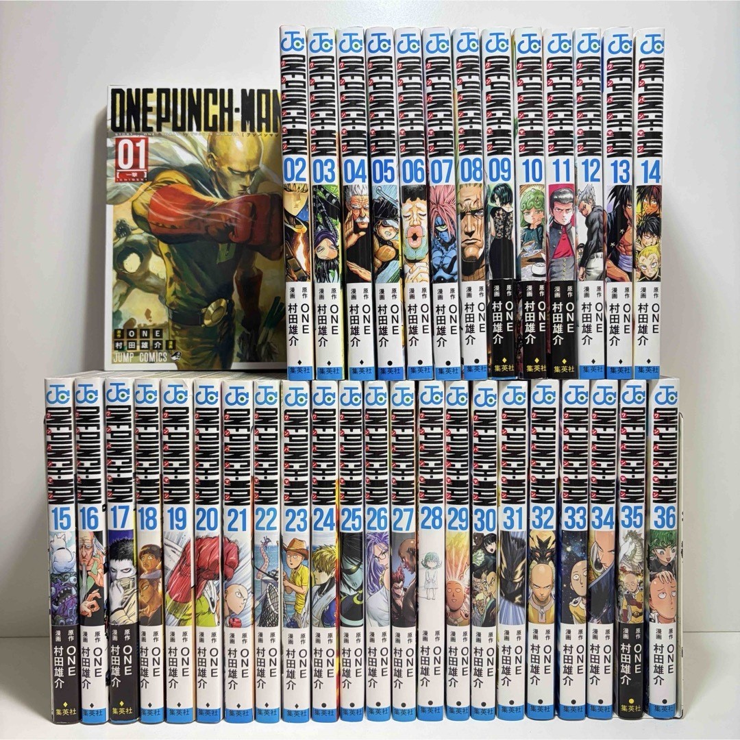 One Punch Man Vol 1-36 Comics Complete Set Japanese Language Manga