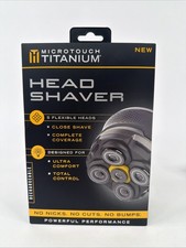 Microtouch Titanium Rechargeable Mens Head Sh...