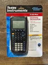 Texas Instruments TI-83 Plus Graphing Calculator - New Open Box - SHIPS FREE