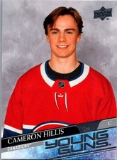 2020-21 Upper Deck #705 Cameron Hillis Young Guns