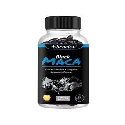Maca root capsules,each containing 1500 mg Peruvian Maca Extract for Men & Women