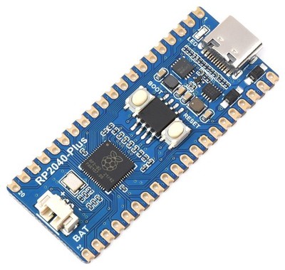 Waveshare RP2040-Plus: Pico-ähnliches MCU-Board, USB-C, 16MB Flash, ohne Header