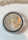 Uncirculated 1 Oz .999 Fine Silver 1987 US Walking Liberty One Dollar Coin