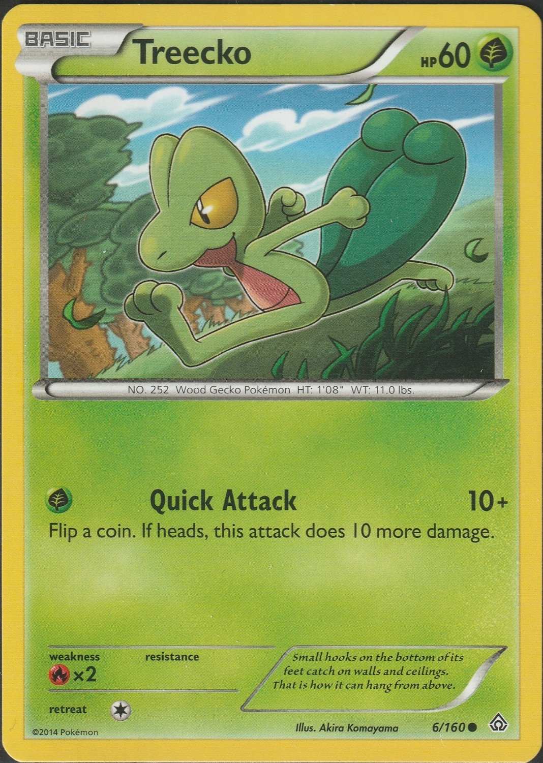 Pokémon TCG - Treecko - 6/160 - Common - XY: Primal Clash LP