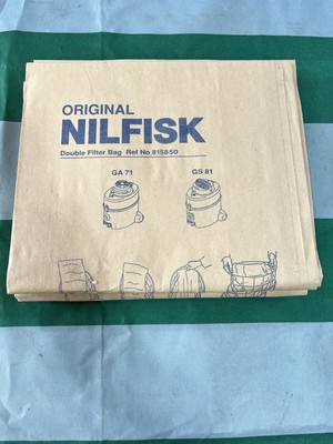 Nilfisk 815850 Vacuum Cleaner double layer Bags/Canister Bags GA 71 GS 81 3 EA